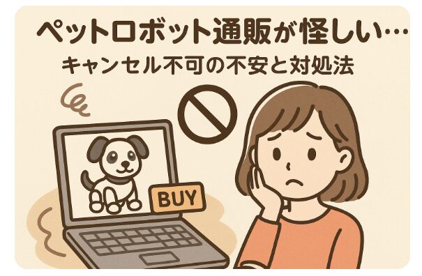 ペットロボット詐欺　アイキャッチ画像ヨコ